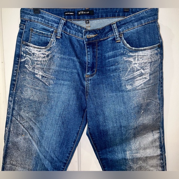 STS Blues Taylor Tomboy Denim & Silver Jeans, Size 29 NWOT - Picture 3 of 9